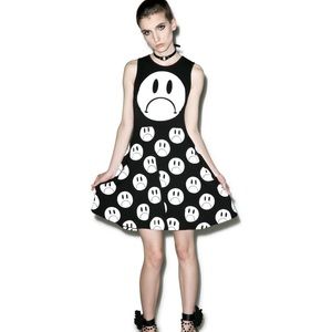 1 LEFT!💀KILLSTAR Sad Skater Dress
